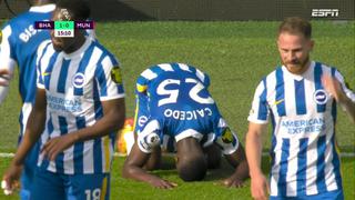 Zapatazo inatajable: gol de Moisés Caicedo para el 1-0 en el United vs. Brighton por Premier League