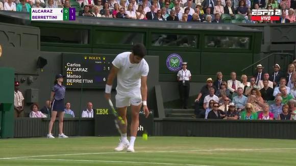 Carlos Alcaraz es uno de los favoritos para llegar a la final de Wimbledon 2023. (Video: ESPN)