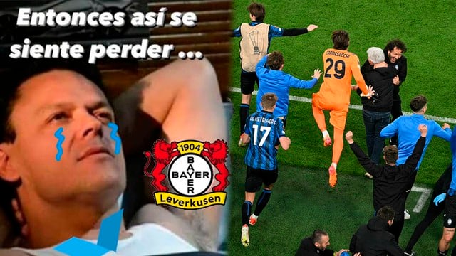 Se rompe el invicto: los memes del Atalanta campeón y la caída del Leverkusen. (Foto: X/AFP)