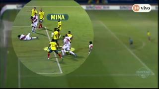 Perú vs. Colombia: Mira el autogol de Mina que pone el 2-1 en favor de la ‘Blanquirroja’