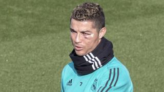 Irreconocible: Cristiano lució ojo morado e hinchado en entrenamiento del Real Madrid [VIDEO]