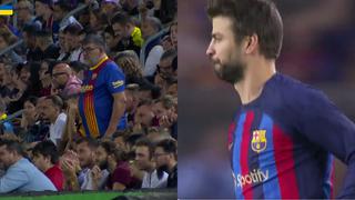 No lo quieren: Piqué fue abucheado por hinchas del Barcelona cuando ingresó al campo