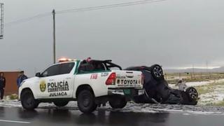 La posible causa del accidente automovilístico que sufrieron Juan Pablo Vergara, Jefferson Collazos y Donald Millán [VIDEO]