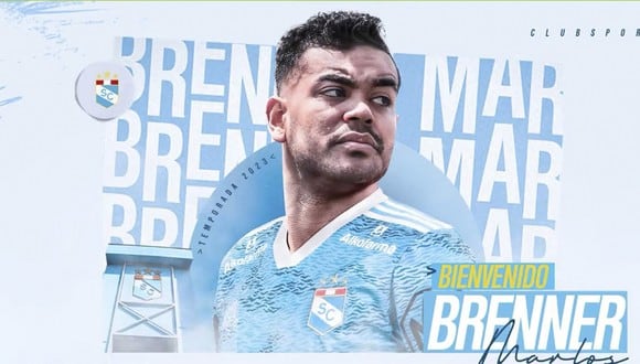 Brenner Marlos es nuevo jugador de Sporting Cristal. (Twitter)