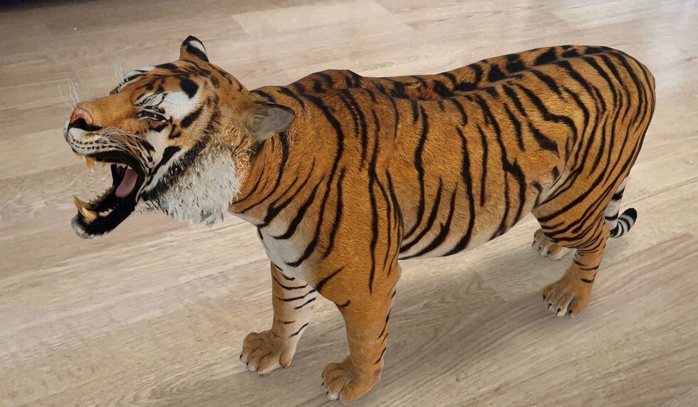 ¡Atento! Así puedes tener un león, gato, tigre, elefante, tiburón, en tu casa gracias a esta herramienta de Google 3D. (Foto: Google)