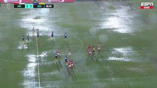 Por la lluvia: el árbitro detuvo el Boca vs. Independiente a falta de dos minutos para el final