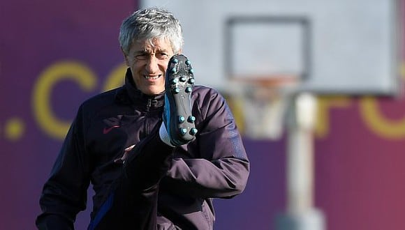 Quique Setién es entrenador del FC Barcelona desde enero del 2020. (Foto: AFP)