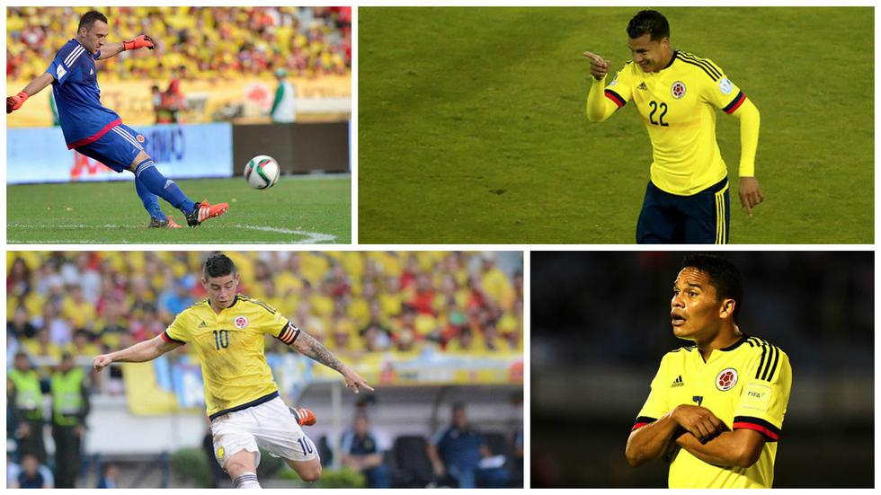 El probable once de la selección de Colombia.