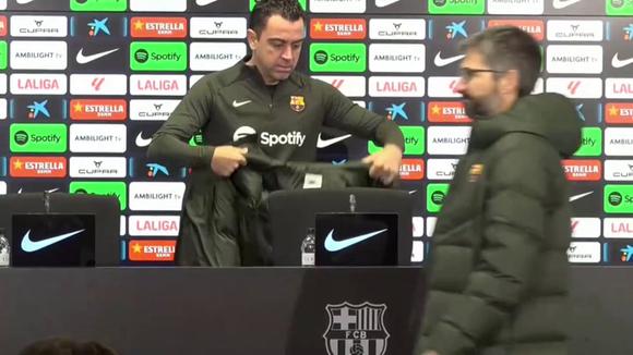 La rueda de prensa de Xavi Hernández antes de Barcelona vs. Getafe. (Video: EFE)