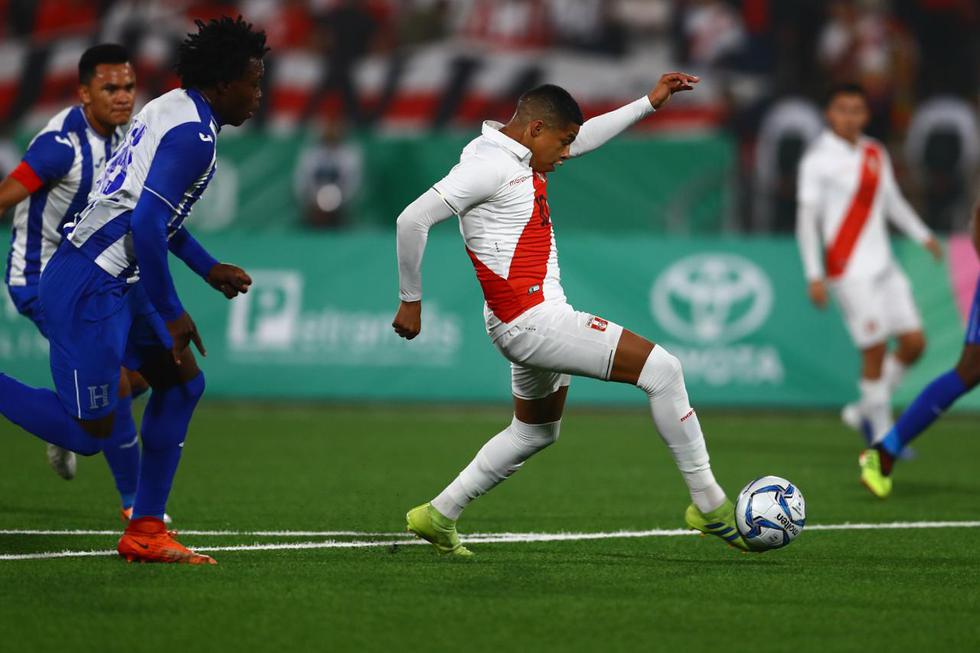 Así fue el gol de Kevin Quevedo en el duelo ante Honduras por Lima 2019. (Foto: Daniel Apuy)
