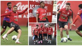 A tres días del choque con Chile: Selección Peruana entrenó este lunes con 23 jugadores [FOTOS]