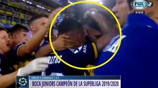 Abrazo para el recuerdo: Zambrano y Tevez celebraron emocionados el título de Boca Juniors en la Superliga Argentina [VIDEO]