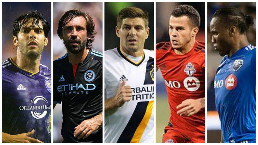 Andrea Pirlo, Kaká, Frank Lampard y 20 figuras que animarán la MLS. (Getty Images)