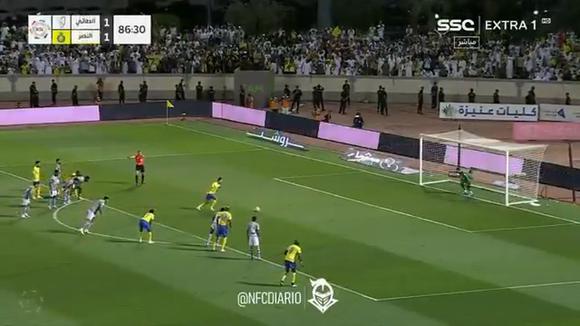 Cristiano Ronaldo fue autor del gol del 2-1 del partido entre Al Nassr vs. Al Taee. (Video: SSC)