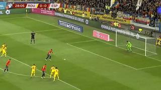 ¡Un grito ibérico! Sergio Ramos marcó así el 1-0 en el España vs. Rumanía [VIDEO]