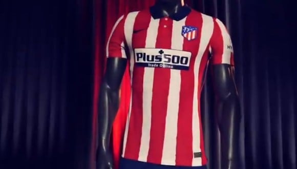 Atlético de Madrid presentó su camiseta para la temporada 2020-21. (Twitter)