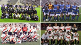 ¿A qué años pertenecen estos equipos del fútbol peruano?