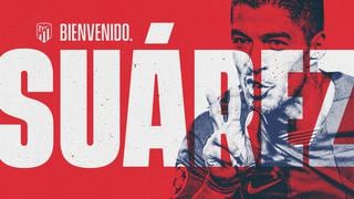 Operación completa: Atlético de Madrid oficializó el fichaje de Luis Suárez y le dio la bienvenida