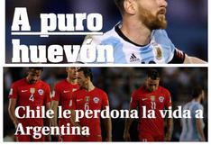 Las reacciones de los medios argentinos y chilenos la victoria de la 'Albiceleste'