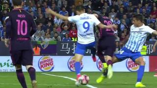 El árbitro no la vio: Sergi Roberto recibió falta dentro del área y no pitaron penal [VIDEO]