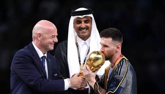 Messi se coronó campeón del mundo con Argentina. (Foto: Getty Images)
