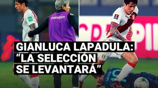 Selección peruana: Gianluca Lapadula y sus reacciones tras caída contra Argentina