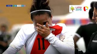 Lágrimas de guerrera: María José López tuvo que dejar el campo tras esta fuerte entrada de su rival jamaiquina [VIDEO]