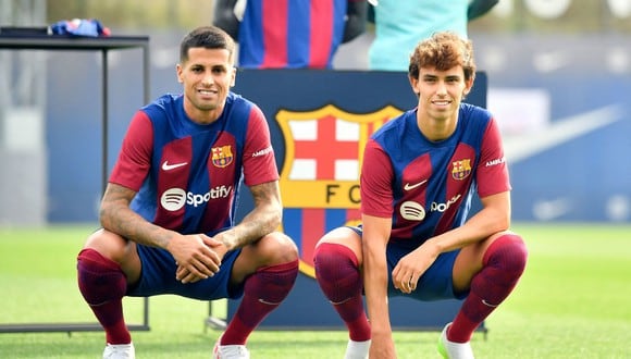 Joao Félix y Joao Cancelo llegaron cedidos al FC Barcelona en 2023. (Foto: FC Barcelona)
