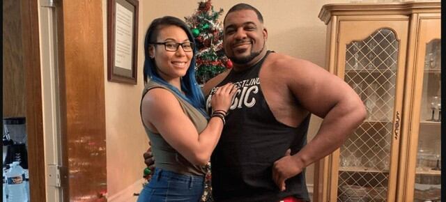 Keith Lee y Mia Yim. (WWE)
