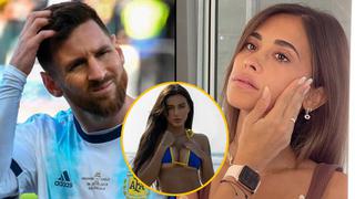 Modelo brasileña difunde supuestos chats con Messi que comprometería su matrimonio