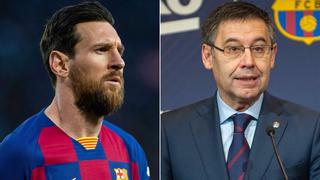 Lo tiene entre ceja y ceja: Messi enviará querella a Bartomeu por filtración de su millonario contrato en Barcelona