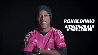 ¡Tremendo fichaje! Ronaldinho jugará por el Porcinos FC de Ibai en la Kings League