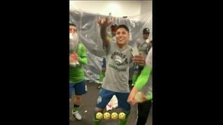 El alma de la fiesta: el baile de Ruidíaz en el vestuario tras clasificar a la final de la MLS a Seattle