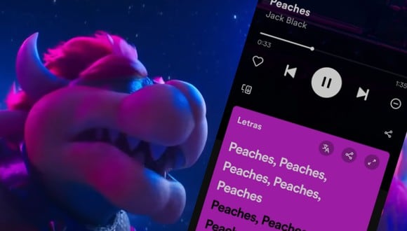 La famosa canción de Bowser se ha hecho viral. Te enseñamos cómo puedes interpretar "Peaches" en modo karaoke desde tu celular. (Foto: composición Nintendo / Mag).