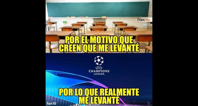 Los mejores memes que dejó el regreso de la Champions League. (Foto: Facebook)