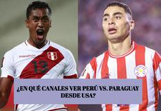 ¿Qué canales transmitieron Perú vs. Paraguay desde USA?