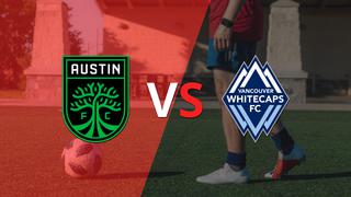 Termina el primer tiempo con una victoria para Austin FC vs Vancouver Whitecaps FC por 2-0