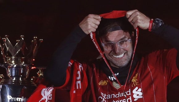 Jurgen Klopp suma dos títulos con el Liverpool: Champions y Premier League. (Foto: AFP)