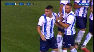Golazo de tiro libre: Tomás Fernández puso el 1-0 a favor de Cerro Largo [VIDEO]