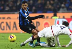 Más de 3 meses después: Alexis Sánchez reapareció con el Inter y avanzó a cuartos de la Copa Italia
