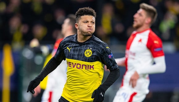Jadon Sancho registra 26 goles en 84 partidos disputados con el Dortmund desde que llegó en 2017-18. (Getty)