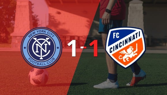 FC Cincinnati empató 1-1 en su visita a New York City FC