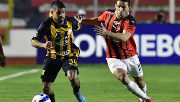 The Strongest y Libertad empataron 1-1 por la Copa Libertadores. (Foto: Conmebol)