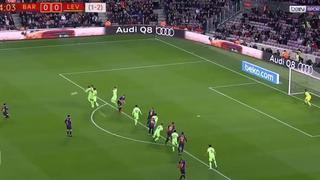 ¡Era un golazo! Lionel Messi casi anota de tiro libre para el Barcelona por Copa del Rey 2019 [VIDEO]