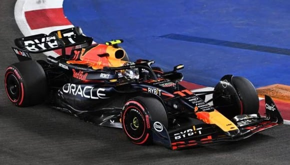 ‘Checo’ Pérez saldrá en la posición 13 en el GP de Singapur tras una sesión de pesadilla. (Foto: Agencias)