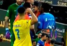 ¡Amagó con pegarle al árbitro! Expulsión a Cristiano Ronaldo con Al Nassr y polémica en Arabia