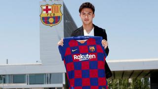 El futuro es hoy: japonés Hiroki Abe fue presentado como nuevo jugador del Barcelona hasta 2023