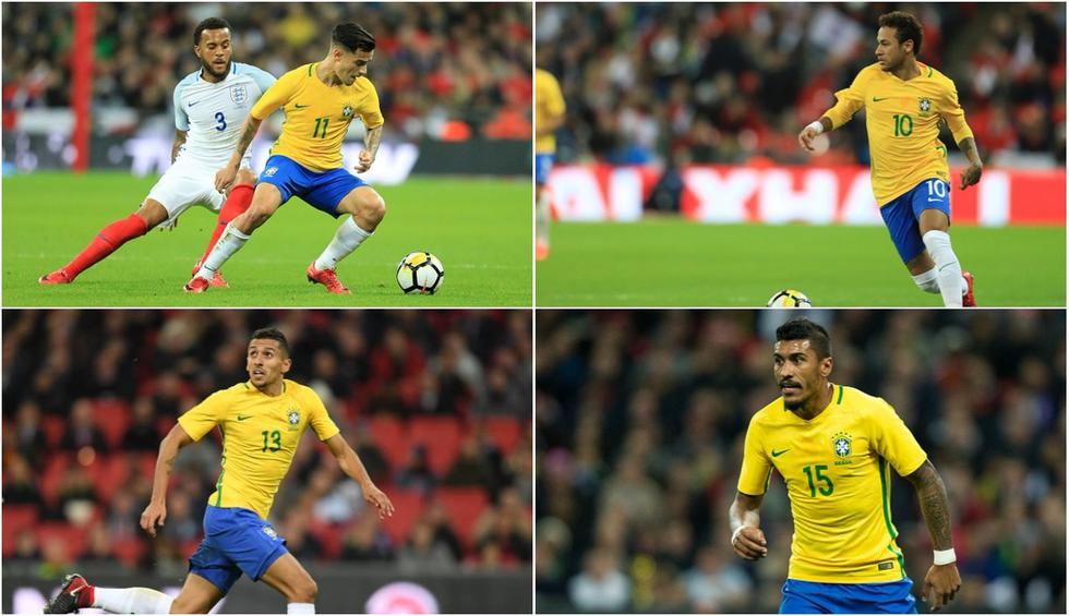 El once de Brasil para el Mundial Rusia 2018. (Getty)