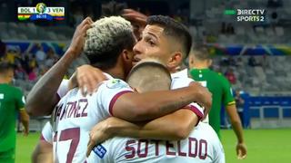 ¡El gol de la clasificación! Josef Martínez sella el 3-1 de Venezuela ante Bolivia por Copa América 2019 [VIDEO]