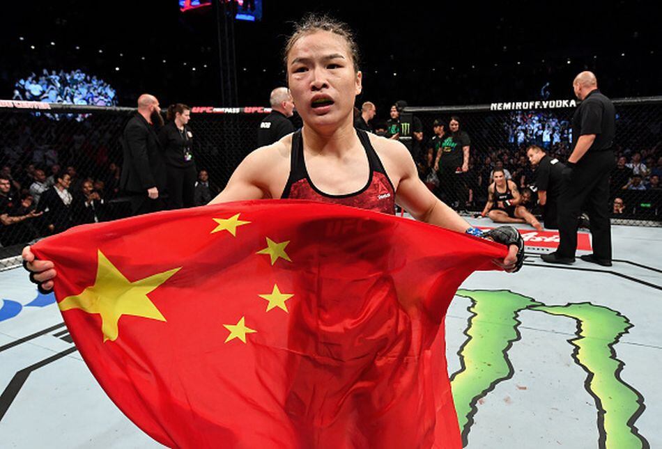 Weili Zhang tiene un récord de 20-1 como profesional. (Getty Images)